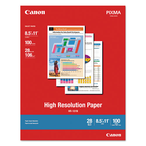Canon High Resolution Paper 8.5x11 Matte White 100/pack