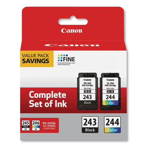 Canon 1287c006 (cl-244; Pg-243) Ink Black/color