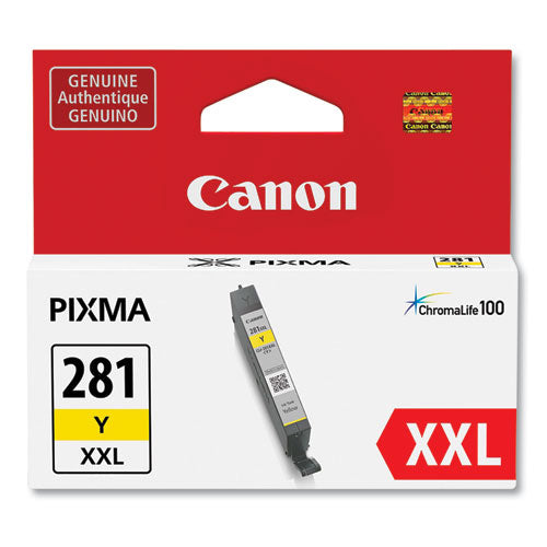 Canon 1982c001 (cli-281xxl) Chromalife100 Ink Yellow