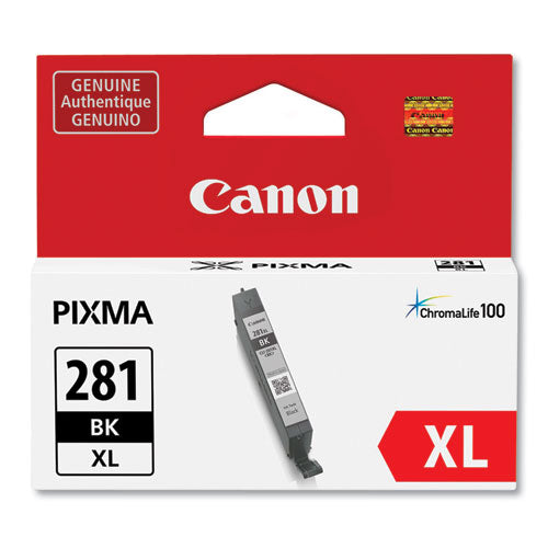 Canon 2037c001 (cli-281) Chromalife100 Ink Black