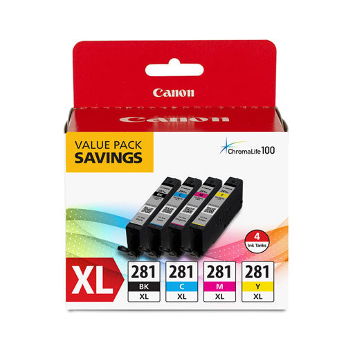 Canon 2037c005 (cli-281xl) Ink Black/cyan/magenta/yellow