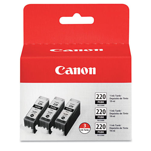 Canon 2945b004 (pgi-220) Ink Black 3/pack