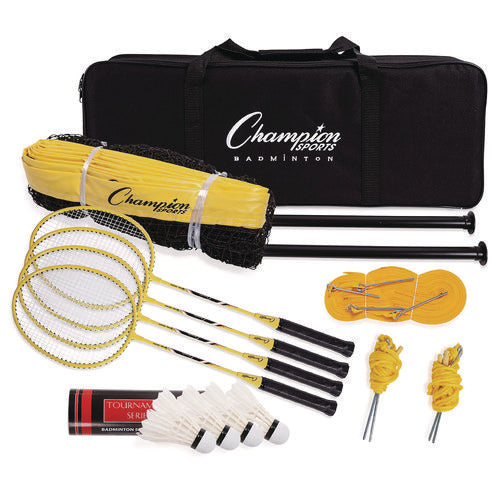 Champion Sports Deluxe Badminton Tournament Set 28"x11"