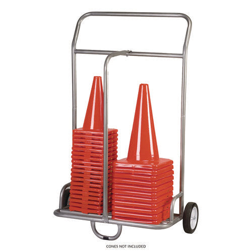 Champion Sports Combination Equipment Cart Metal 132 Lb Capacity 16x32x48 Silver
