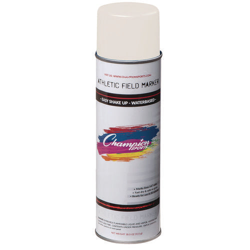 Champion Sports Field Marking Paint 18 Oz Aerosol Spray White