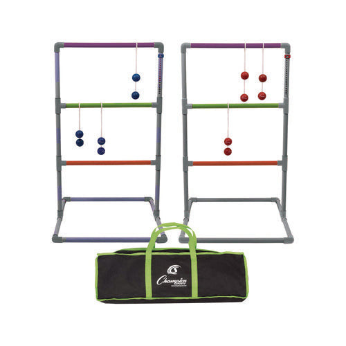 Champion Sports Pro Ladder Golf Game Set (2) 22"x37.5" Ladders/six Bolas/carry Bag