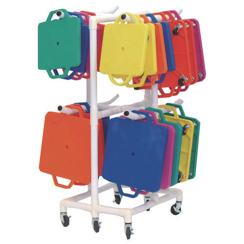 Champion Sports Abs Scooter Storage Cart Plastic 176 Lb Capacity 21x27x54 White