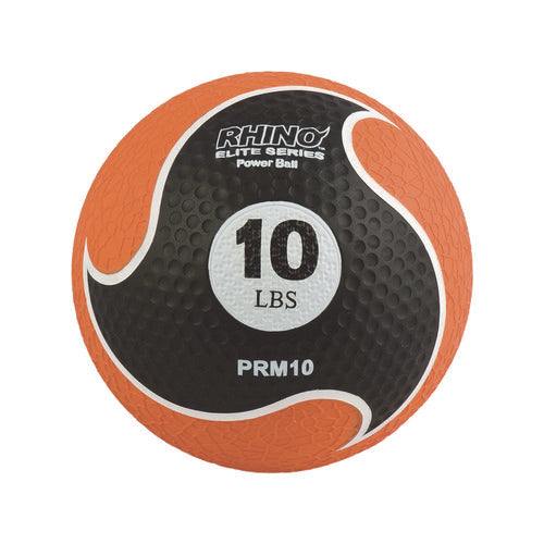 Champion Sports Rhino Elite Medicine Ball 10 Lb Orange