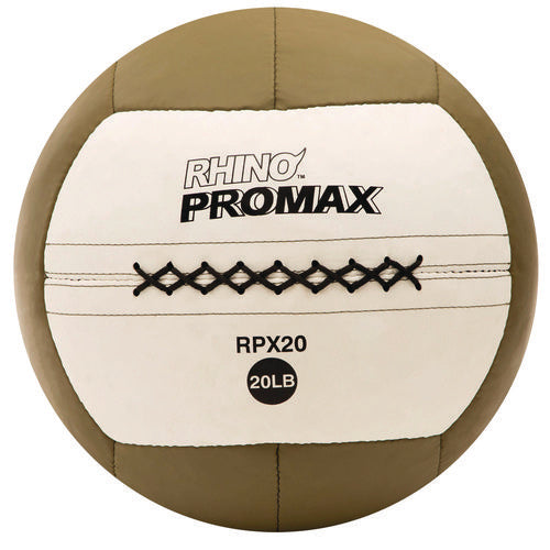 Champion Sports Rhino Promax Medicine Ball 20 Lb Brown