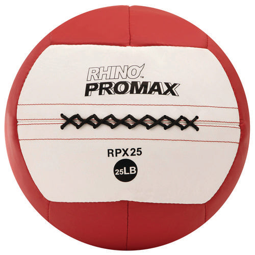 Champion Sports Rhino Promax Medicine Ball 25 Lb Red