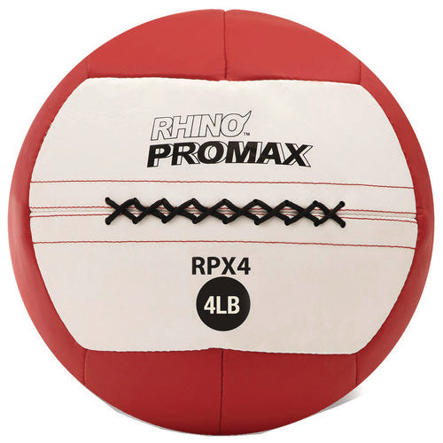 Champion Sports Rhino Promax Medicine Ball 4 Lb Red