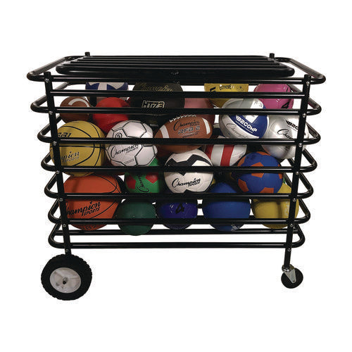 Champion Sports Ultimate Lockable Ball Locker 24"x44"x39" Black