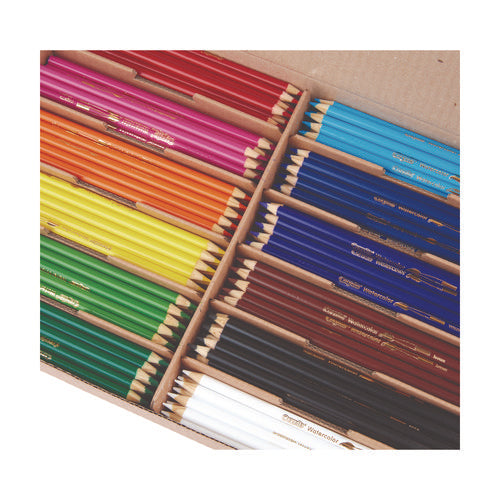 Crayola Watercolor Pencil Classpack 3.3 Mm Assorted Lead And Barrel Colors 240/pack