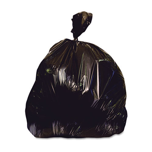 Heritage Low-density Repro Can Liner 45 Gal 2 Mil 40"x46" Black 100/Case