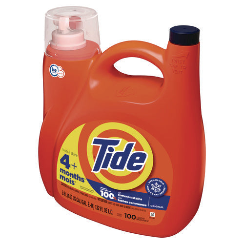 Tide Liquid Laundry Detergent Original Scent 132 Oz Pour Bottle 4/Case