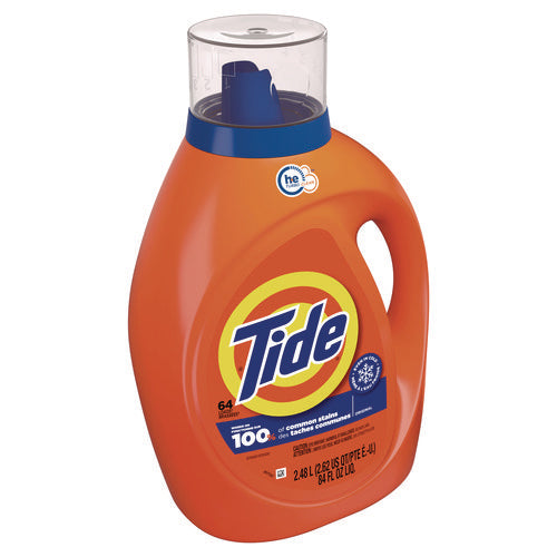 Tide He Laundry Detergent Original Scent Liquid 64 Loads 84 Oz Bottle 4/Case