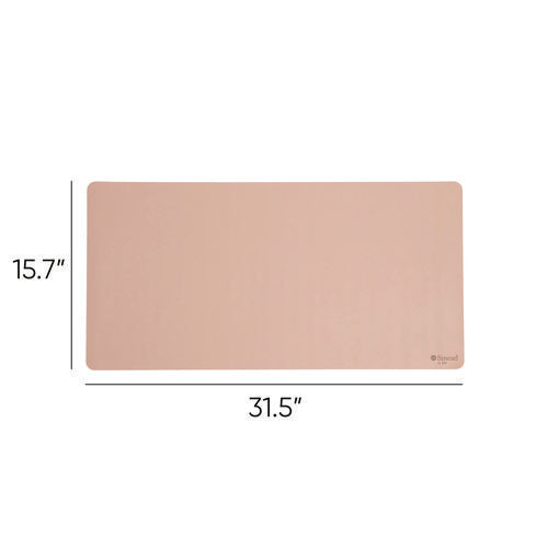Smead Vegan Leather Desk Pads 31.5x15.7 Light Pink
