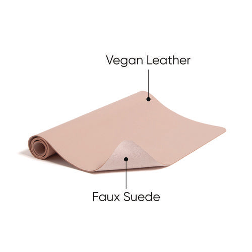 Smead Vegan Leather Desk Pads 31.5x15.7 Light Pink