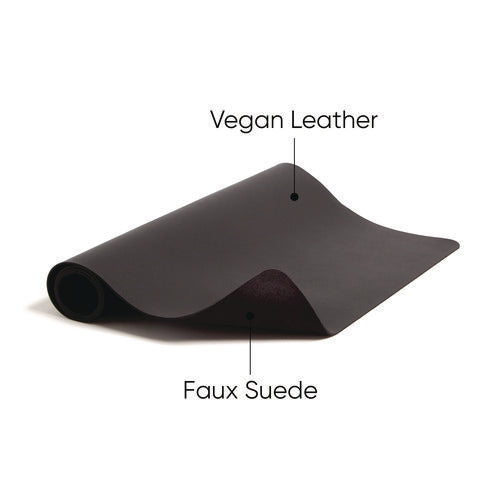 Smead Vegan Leather Desk Pads 23.6x13.7 Charcoal