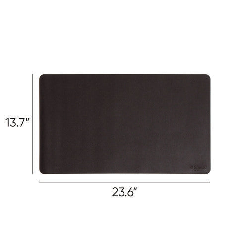 Smead Vegan Leather Desk Pads 23.6x13.7 Charcoal