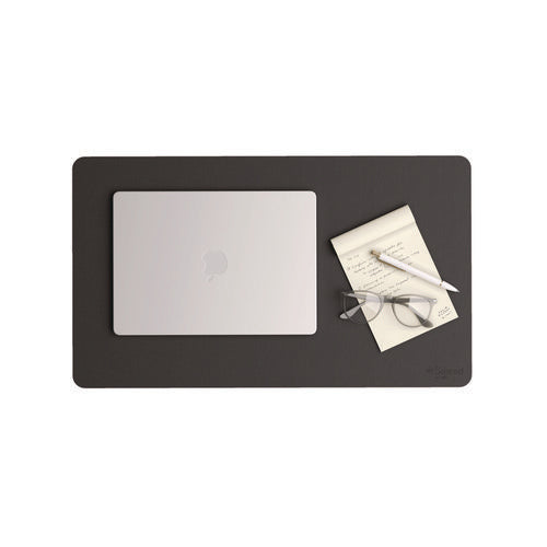 Smead Vegan Leather Desk Pads 23.6x13.7 Charcoal