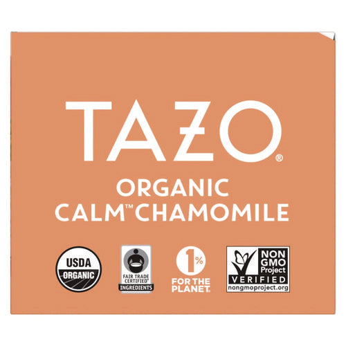 Tazo Tea Bags Organic Calm Chamomile 16/box 6 Boxes/Case