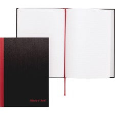 Hardcover Casebound Notebooks, Scribzee Compatible, 1-subject, Wide/legal Rule, Black Cover, (96) 11.75 X 8.25 Sheets