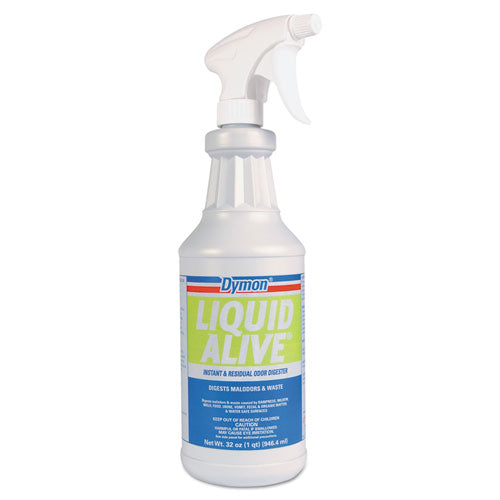 Liquid Alive Odor Digester, 32 Oz Bottle, 12/carton