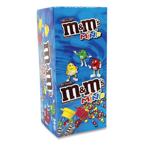 M & M's® Milk Chocolate Mini Tubes, 1.08 oz, 24 Tubes/Box, Ships in 1-3  Business Days