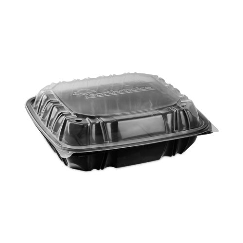 Classic Carry-Out Container, 16 oz, 6.88 x 4.56 x 3, Black/Gold, Aluminum,  100/Carton - Reliable Paper