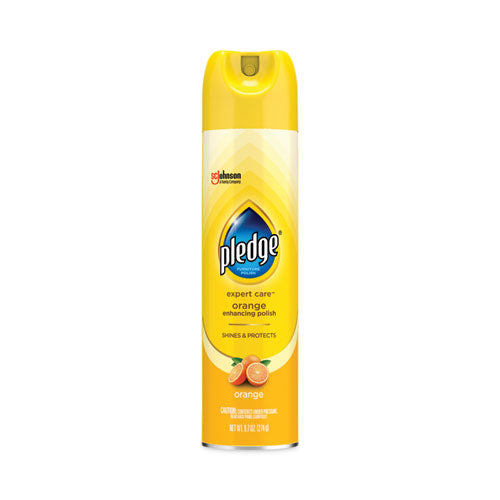 Furniture Polish, Orange, 9.7 oz Aerosol Spray, 6/Carton
