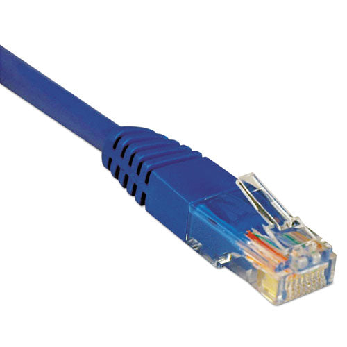 Cat5e 350 Mhz Molded Patch Cable, 14 Ft, Blue