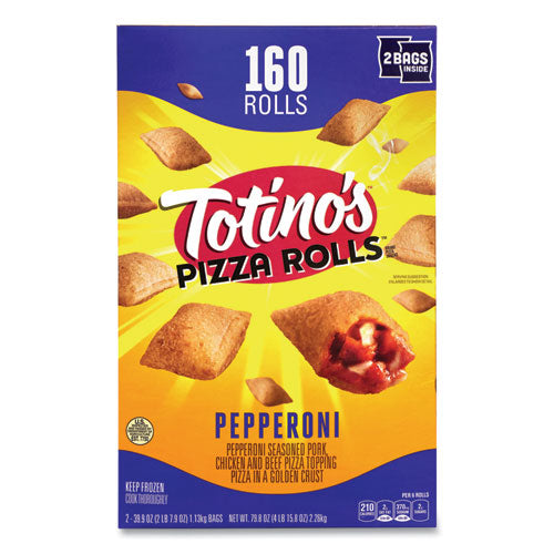 Pepperoni Pizza Rolls, 39.9 Oz Bag, 80 Rolls/bag, 2 Bags/box, Ships In 1-3 Business Days