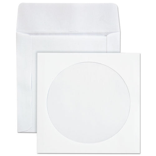Cd/dvd Sleeves, 1 Disc Capacity, White, 100/box