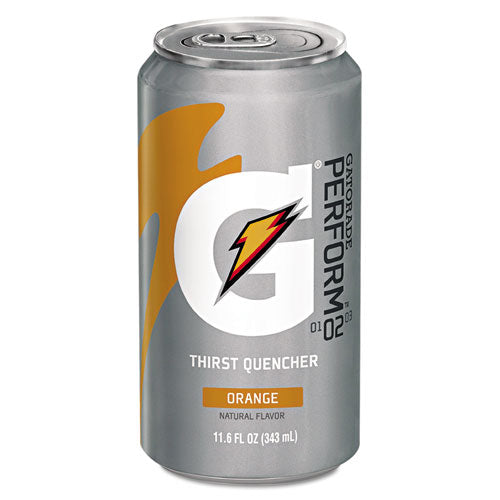 Thirst Quencher Can, Orange, 11.6oz Can, 24/Carton Thirst Quencher Can, Orange, 11.6oz Can, 24/Carton