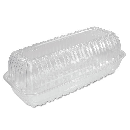 Durable Packaging Plastic Clear Hinged Containers 5 x 5 12 oz Clear 500/Carton