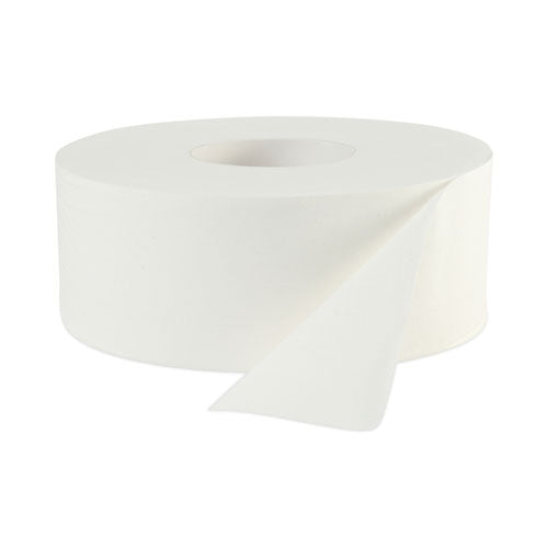 Jrt Bath Tissue, Jumbo, Septic Safe, 2-ply, White, 3.5" X 1,000 Ft, 12 Rolls/carton