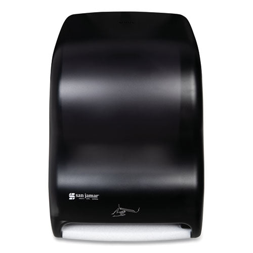 San Jamar Smart Essence Electronic Roll Towel Dispenser, Black