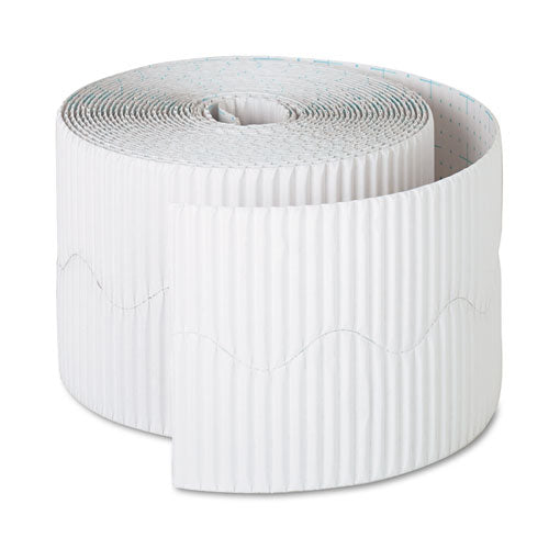 Bordette Decorative Border, 2.25" X 50 Ft Roll, White