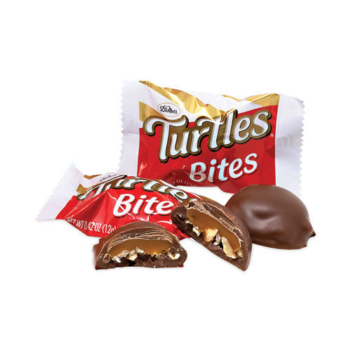 Turtles Original Bite Size Candy, 0.42 Oz Packet, 60/box, Ships In 1-3 Business Days