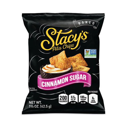 Pita Chips, 1.5 oz Bag, Cinnamon Sugar, 24/Carton, Ships in 1-3 Business Days Pita Chips, 1.5 oz Bag, Cinnamon Sugar, 24/Carton, Ships in 1-3 Business Days