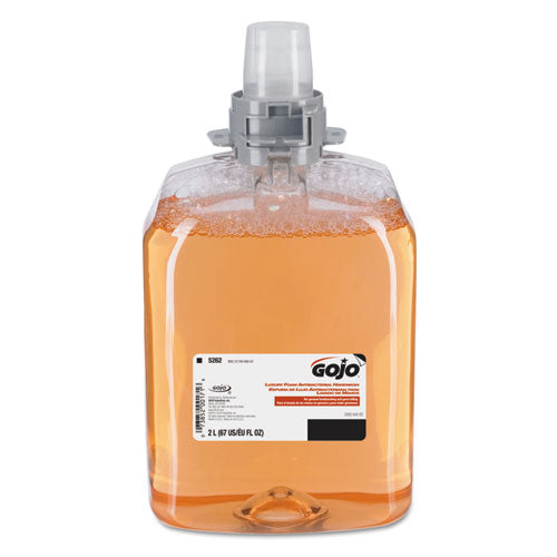 Luxury Foam Antibacterial Handwash, Fresh Fruit, 2,000 mL, 2/Carton Luxury Foam Antibacterial Handwash, Fresh Fruit, 2,000 mL, 2/Carton
