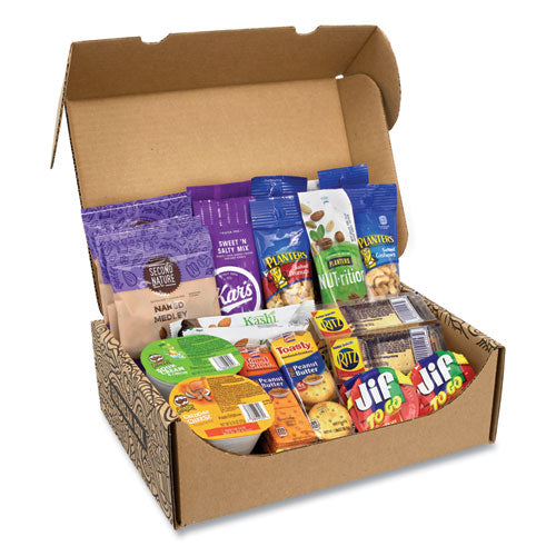 On The Go Snack Box, 27 Assorted Snacks, Ships In 1-3 Business Days