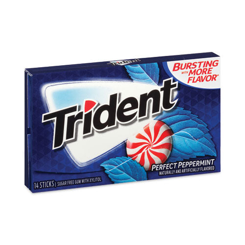 Sugar-Free Gum, Perfect Peppermint, 14 Pieces/Pack, 12 Packs/Carton, Ships in 1-3 Business Days Sugar-Free Gum, Perfect Peppermint, 14 Pieces/Pack, 12 Packs/Carton, Ships in 1-3 Business Days