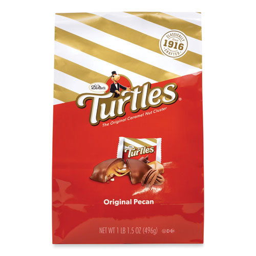 Original Turtle Bites, Original Pecan, 1 lb, 1.5 oz Bag, Ships in 1-3 Business Days Original Turtle Bites, Original Pecan, 1 lb, 1.5 oz Bag, Ships in 1-3 Business Days