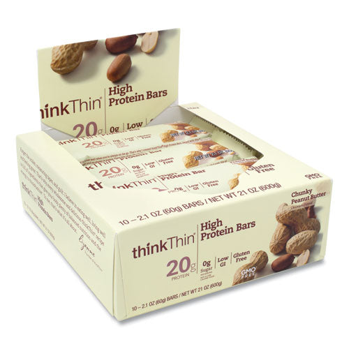 High Protein Bars, Almond Brownie, 1.41 oz Bar, 10 Bars/Carton, Ships in 1-3 Business Days