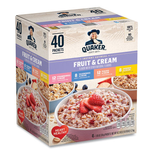 Instant Oatmeal, Assorted Varieties, 1.51 oz Envelope, 52/Carton, Ships in 1-3 Business Days Instant Oatmeal, Assorted Varieties, 1.51 oz Envelope, 52/Carton, Ships in 1-3 Business Days