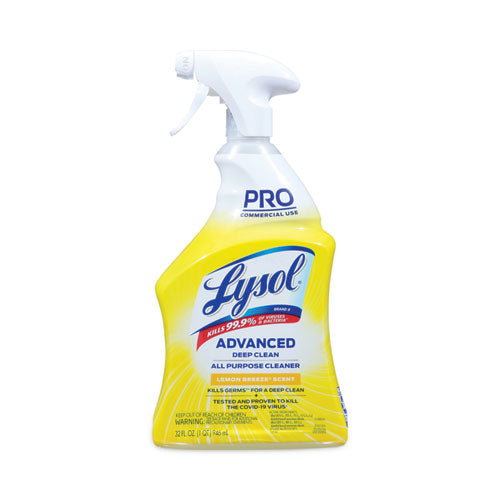 Professional LYSOL® Brand Advanced Deep Clean All Purpose Cleaner, Lemon Breeze, 32 Oz Trigger