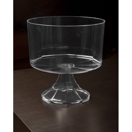 Essentials Essentials 120 oz. Pedestal Trifle Bowl Clear 6/Case Round