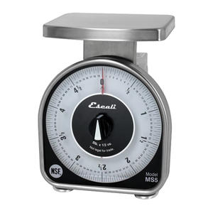 Escali Mechanical Dial Scale 5 lb x 0.5 oz 1/ea.